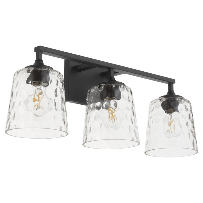 Quorum 5005-3-159 Three Light Vanity, Matte Black