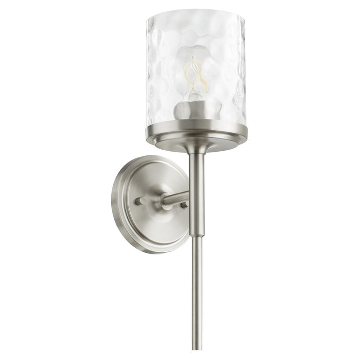 Quorum 517-1-65 One Light Wall Mount, Satin Nickel