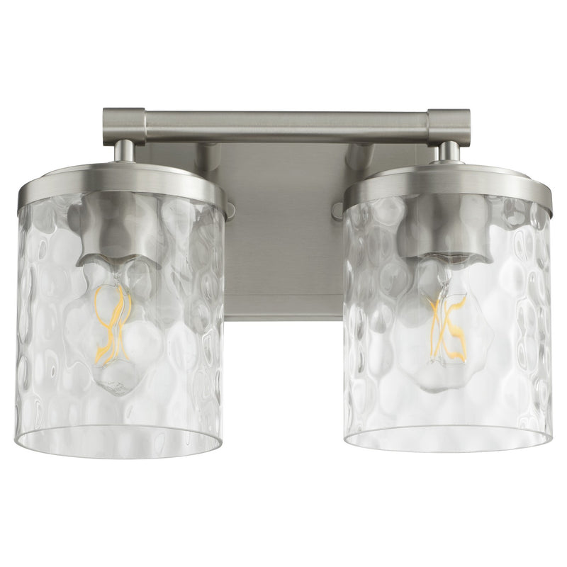 Quorum 517-2-65 Two Light Vanity, Satin Nickel
