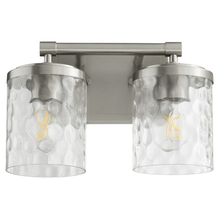 Quorum 517-2-65 Two Light Vanity, Satin Nickel