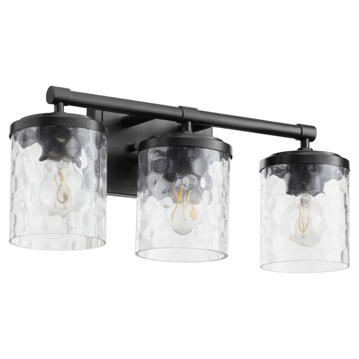 Quorum 517-3-59 Three Light Vanity, Matte Black
