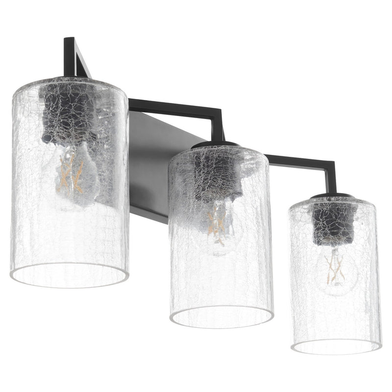 Quorum 5174-3-59 Three Light Vanity, Matte Black