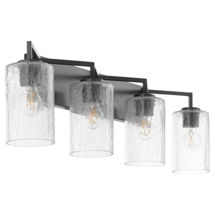 Quorum 5174-4-59 Four Light Vanity, Matte Black