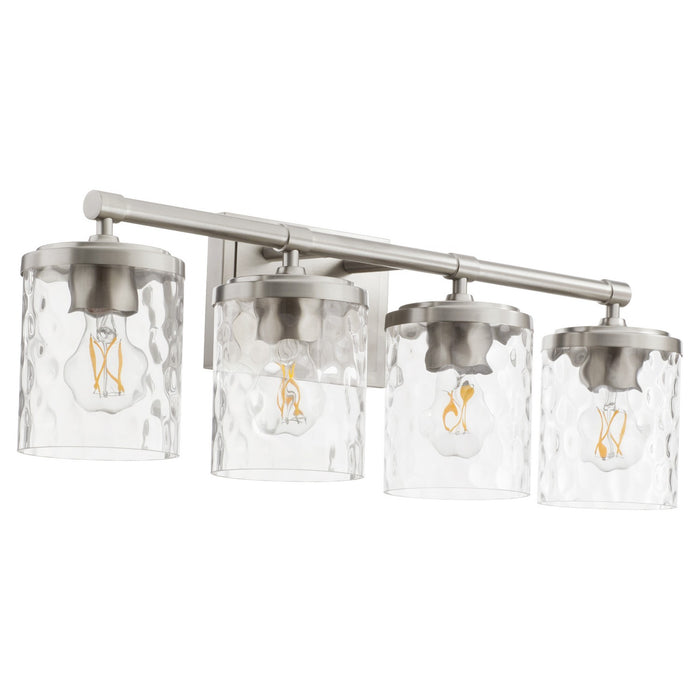Quorum 517-4-65 Four Light Vanity, Satin Nickel