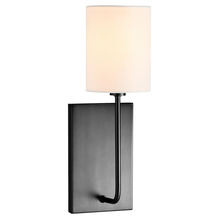 Quorum 557-1-59 One Light Wall Mount, Matte Black