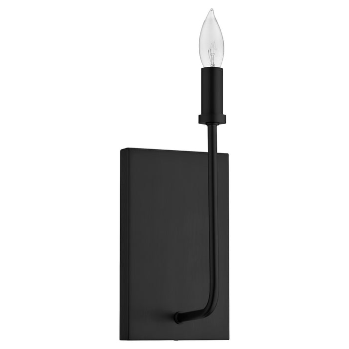 Quorum 557-1-59 One Light Wall Mount, Matte Black