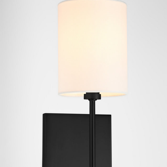 Quorum 557-1-59 One Light Wall Mount, Matte Black