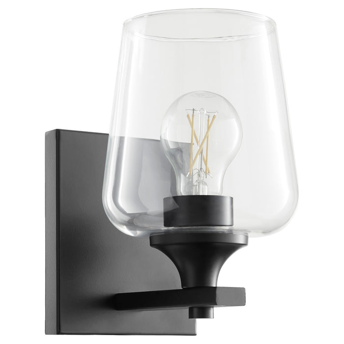 Quorum 558-1-59 One Light Wall Mount, Matte Black