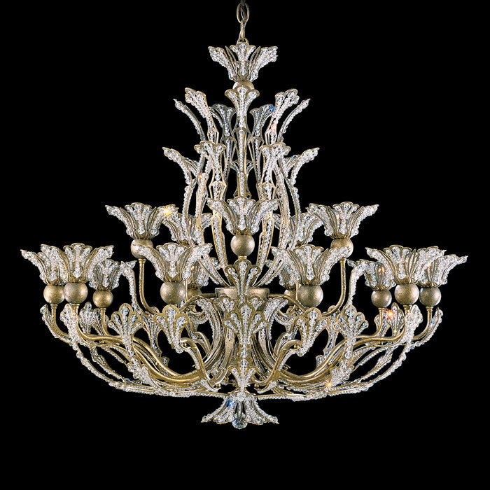 Schonbek 7864-23S 16 Light Chandelier, Etruscan Gold