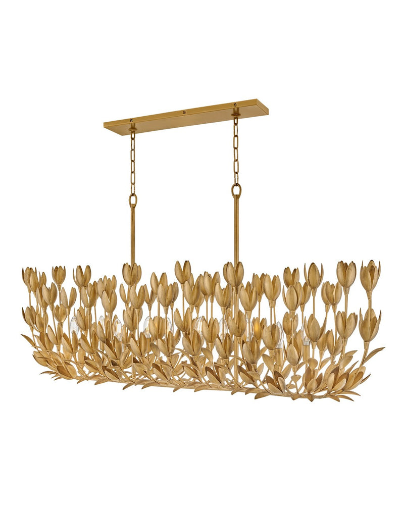 Hinkley 30015BNG LED Linear Pendant, Burnished Gold