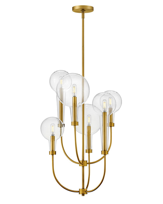 Hinkley 30525LCB LED Pendant, Lacquered Brass