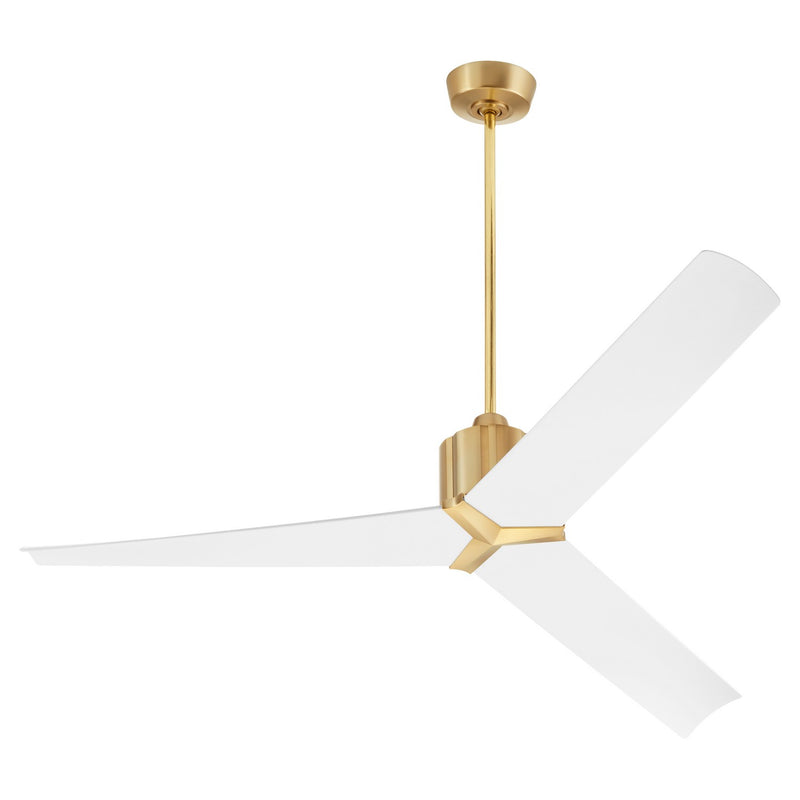 Quorum 3-117-406 60"Ceiling Fan, Aged Brass