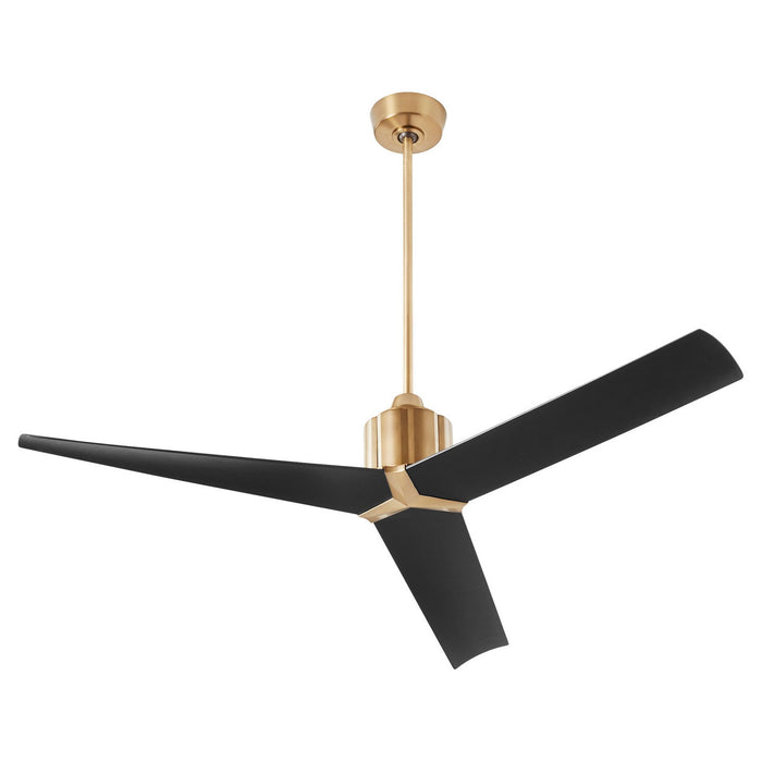 Oxygen 3-117-415 60" Ceiling Fan, Aged Brass