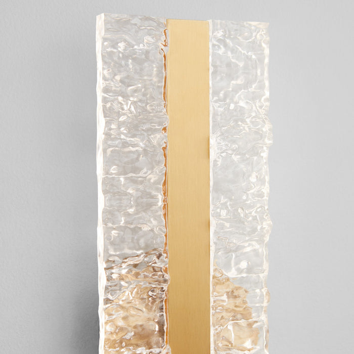 Oxygen 3-420-40 LED Wall Sconce, Aged Brass