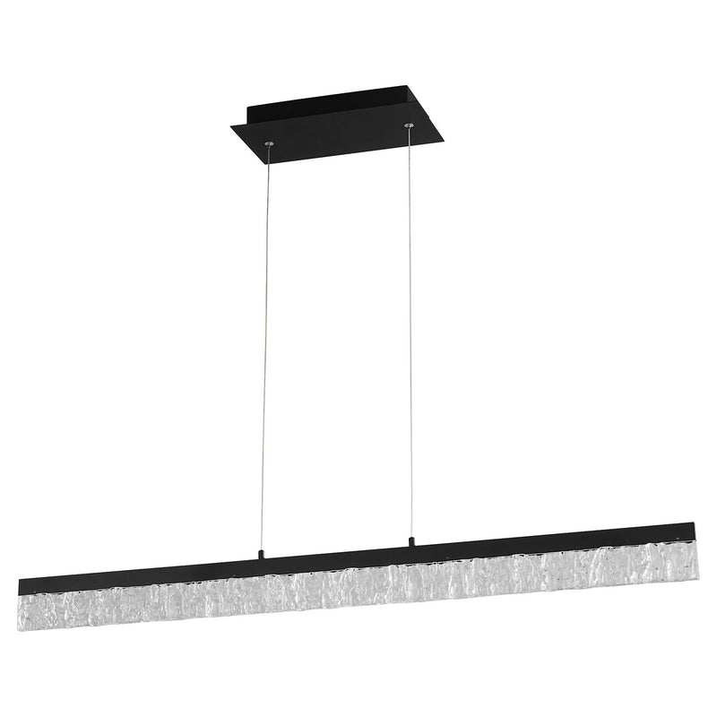 Quorum 3-421-15 LED Linear Pendant, Black