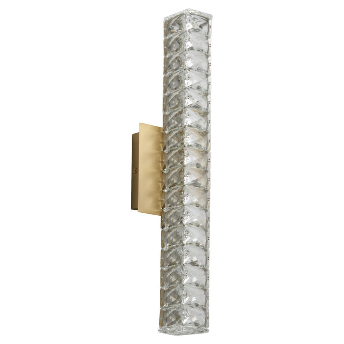 Oxygen 3-573-40 LED Vanity, Aged Brass