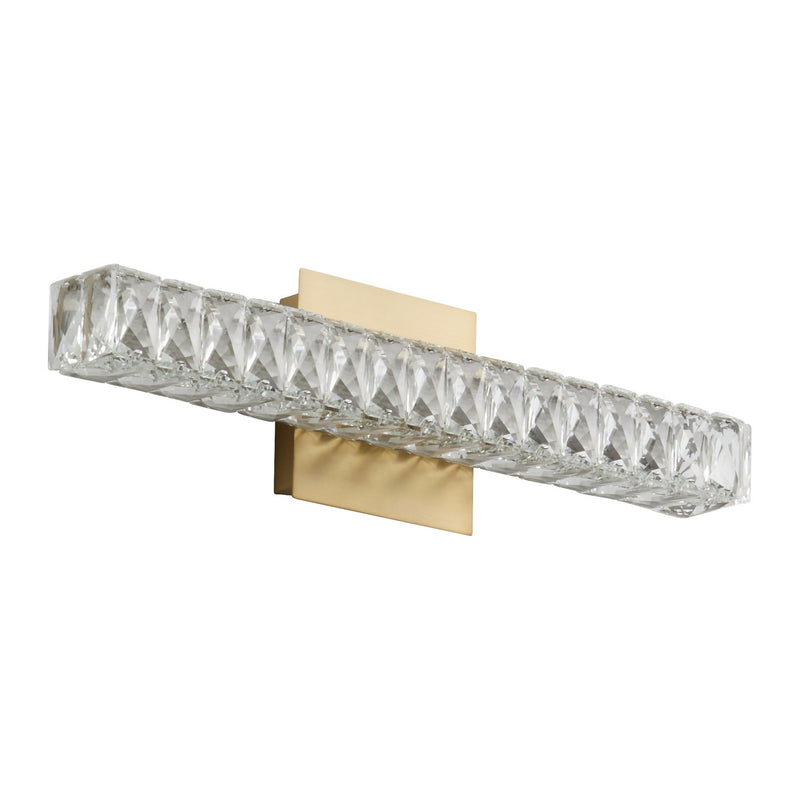 Quorum 3-573-40 LED Vanity, Aged Brass