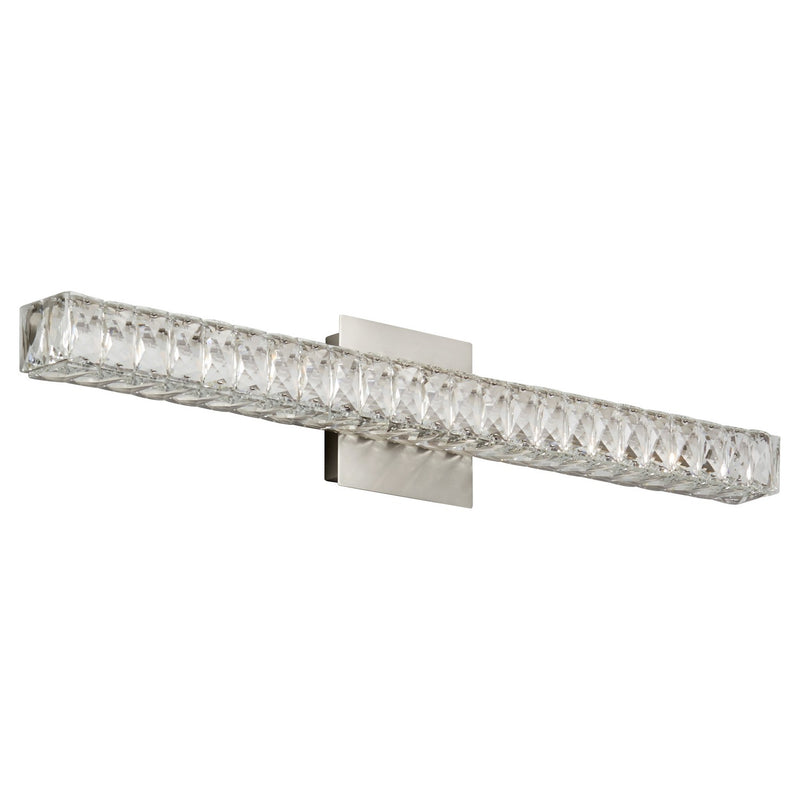 Quorum 3-574-24 LED Vanity, Satin Nickel