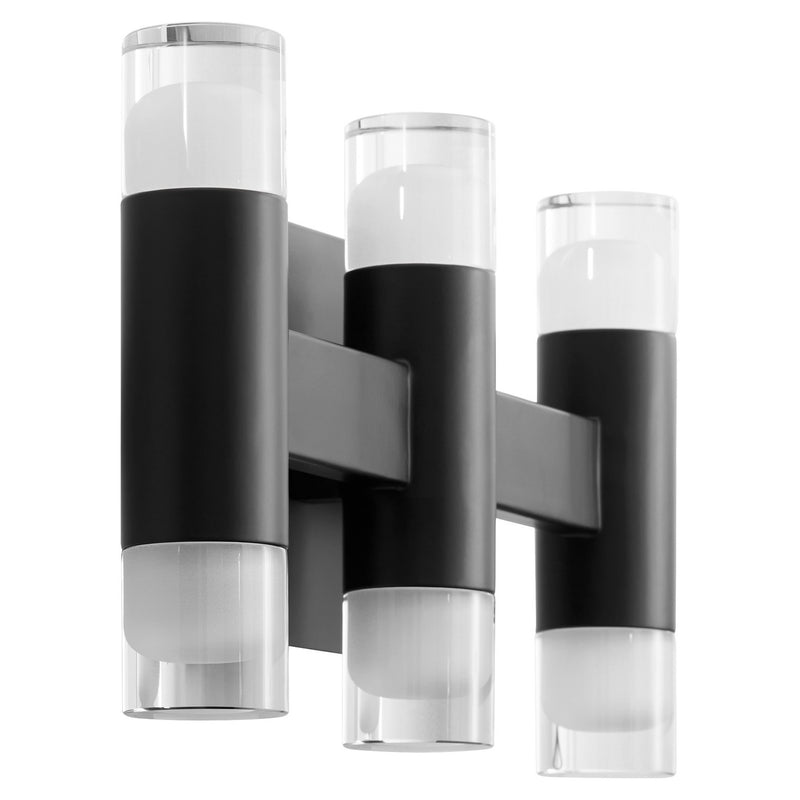 Quorum 3-596-15 LED Vanity, Black