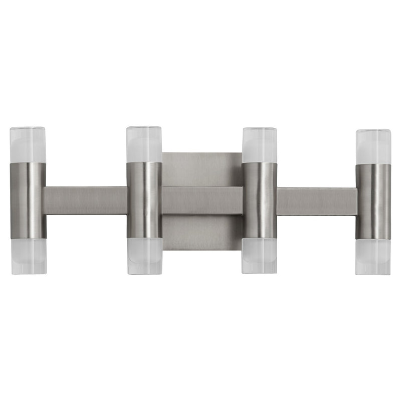 Quorum 3-597-24 LED Vanity, Satin Nickel