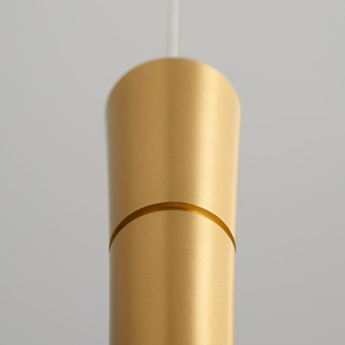 Oxygen 3-6004-40 LED Pendant, Aged Brass
