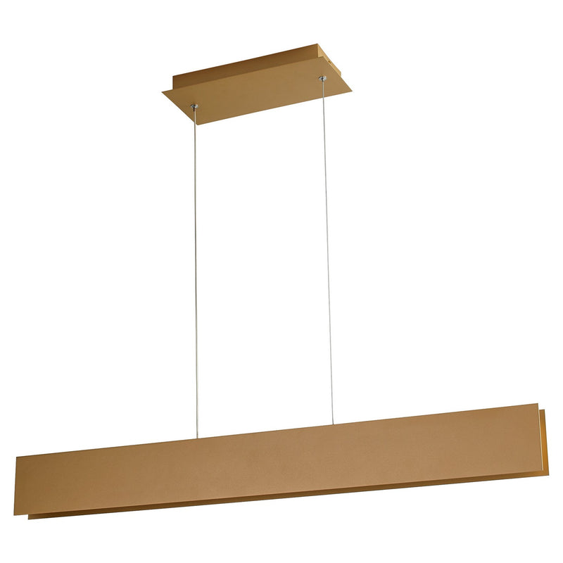 Quorum 3-6017-60 LED Pendant, Powdered Gold