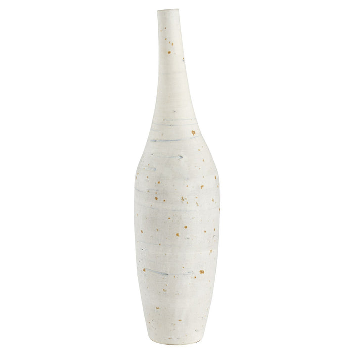 Cyan 11408 Vase, Off-White