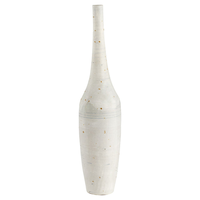 Cyan 11409 Vase, Off-White