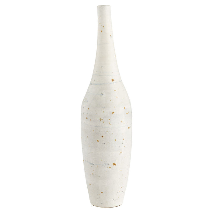 Cyan 11410 Vase, Off-White