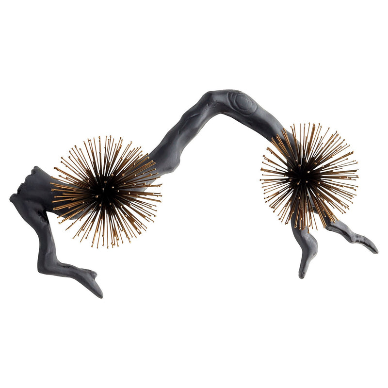 Cyan 11434 Wall Decor, Black And Gold Accents