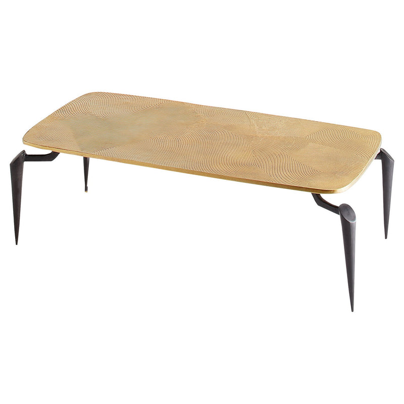 Cyan 11446 CoffeeTable, Black And Gold