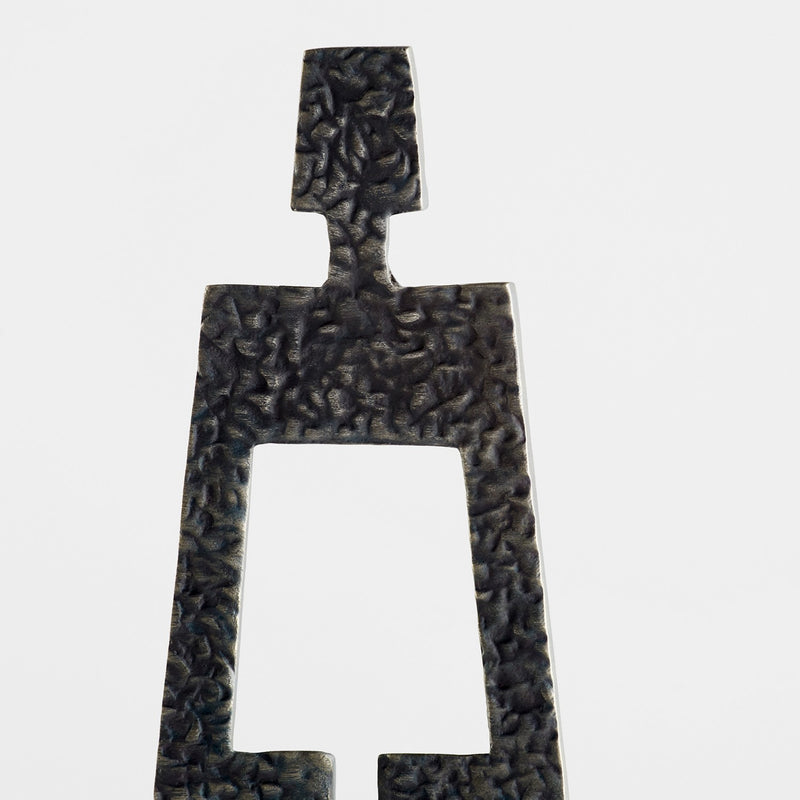 Cyan 11501 Sculpture, Black And White