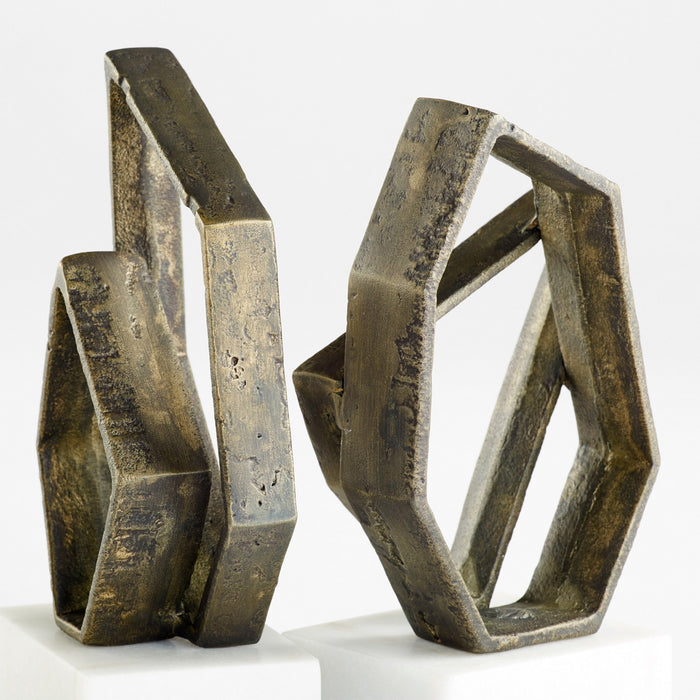 Cyan 11508 Bookends, Bronze