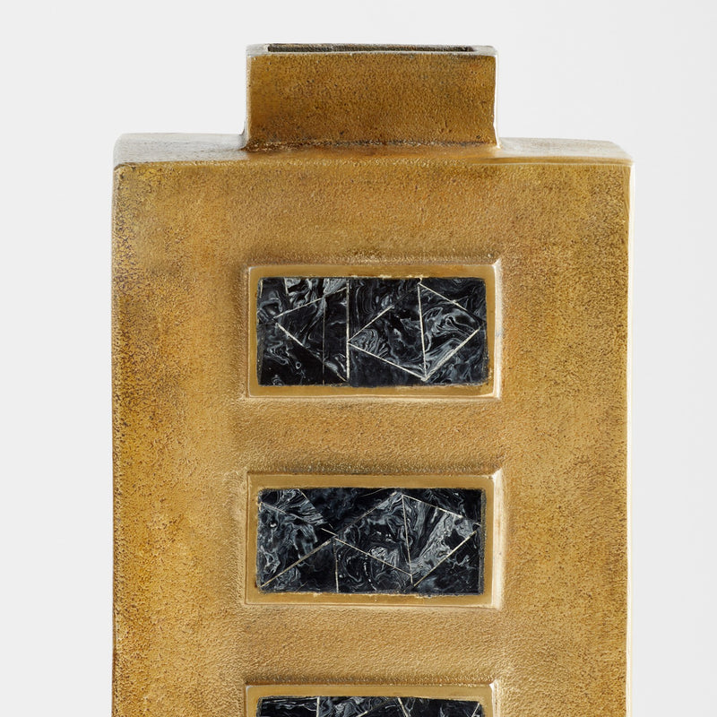 Cyan 11531 Vase, Antique Brass