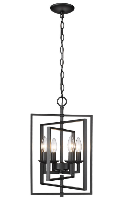 Millennium 3230-MB Four Light Pendant, Matte Black