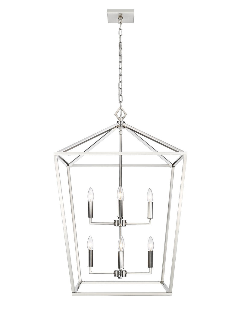 Millennium 3335-SN Eight Light Pendant, Satin Nickel