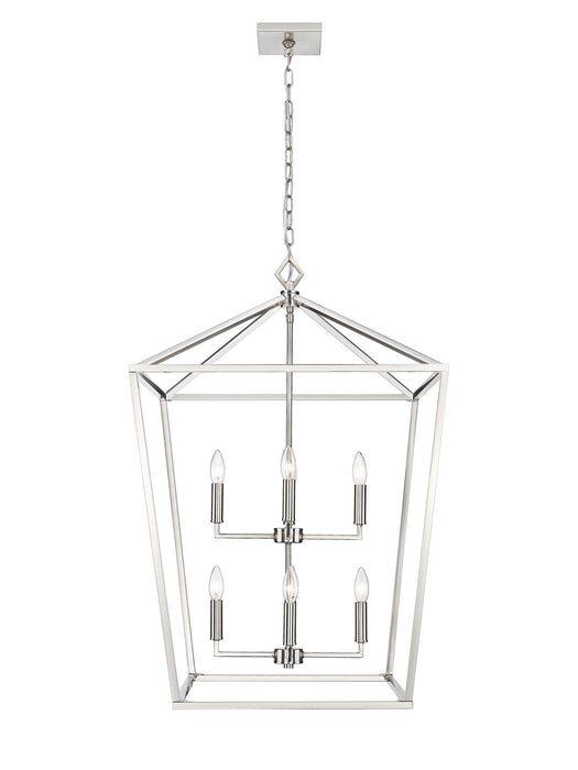 Millennium 3335-SN Eight Light Pendant, Satin Nickel