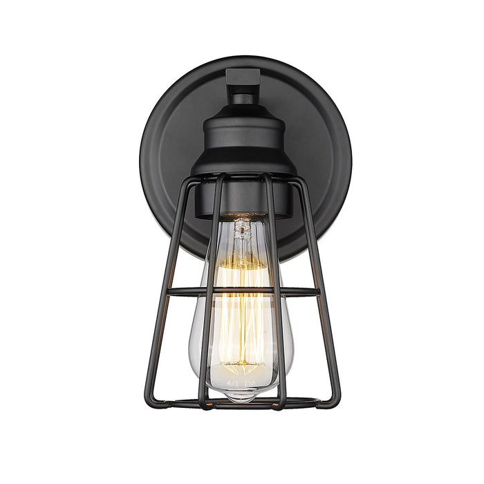 Millennium 3381-MB One Light Wall Sconce, Matte Black