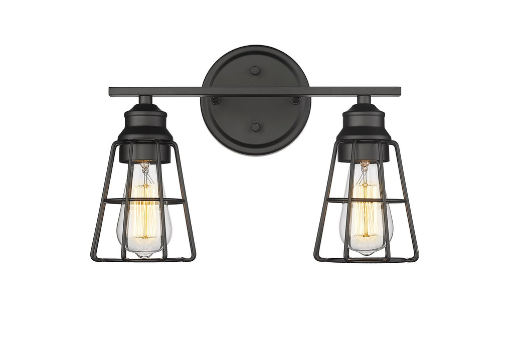 Millennium 3382-MB Two Light Vanity, Matte Black