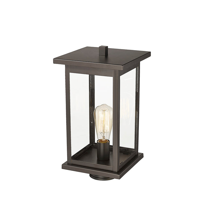 Millennium 4124-PBZ One Light Outdoor Post Lantern, Powder Coated Bronze