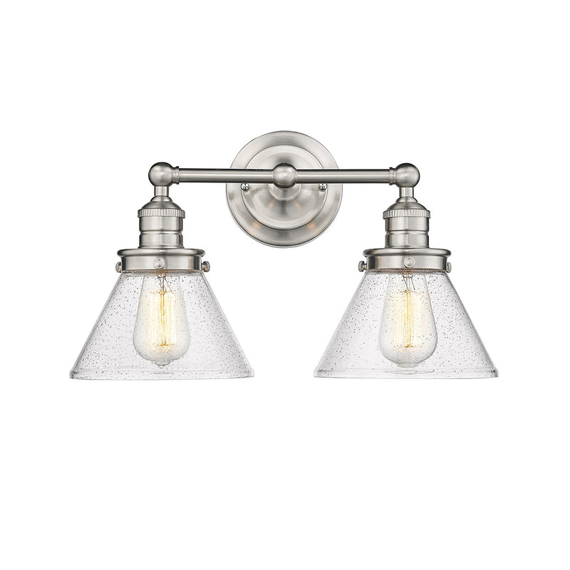 Millennium 4142-BN Two Light Vanity, Brushed Nickel