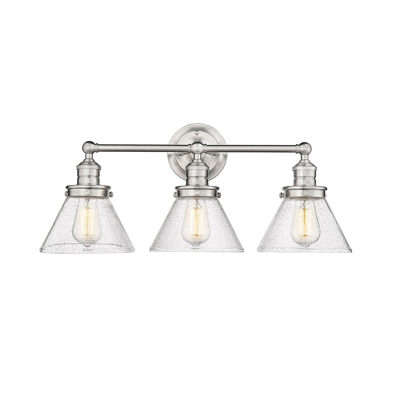 Millennium 4143-BN Three Light Vanity, Brushed Nickel