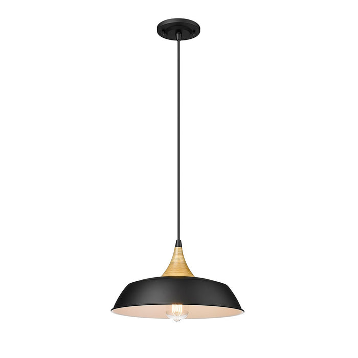 Millennium 4511-MB One Light Pendant, Matte Black