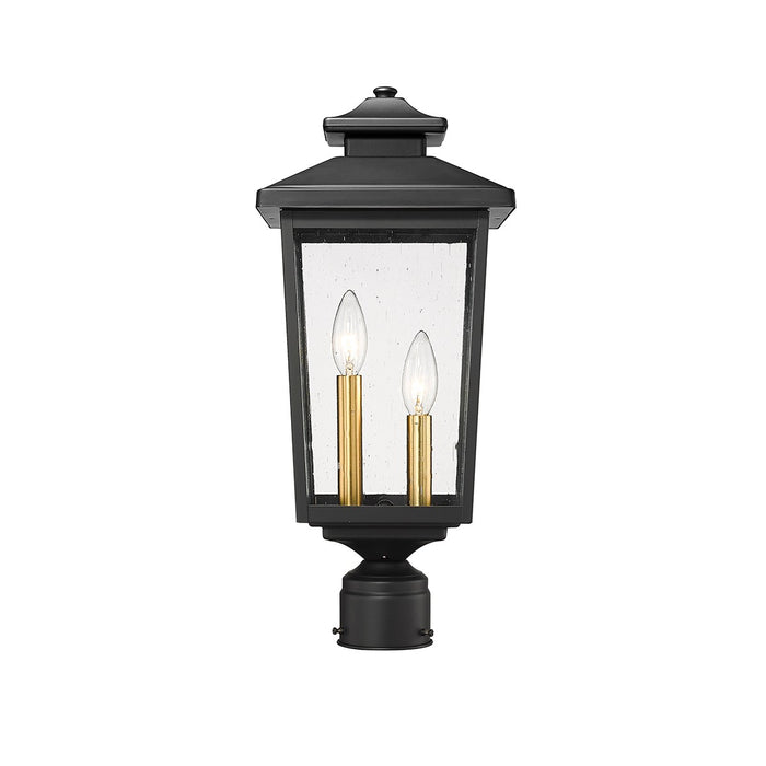 Millennium 4644-PBK Two Light Outdoor Post Lantern, Powder Coated Black