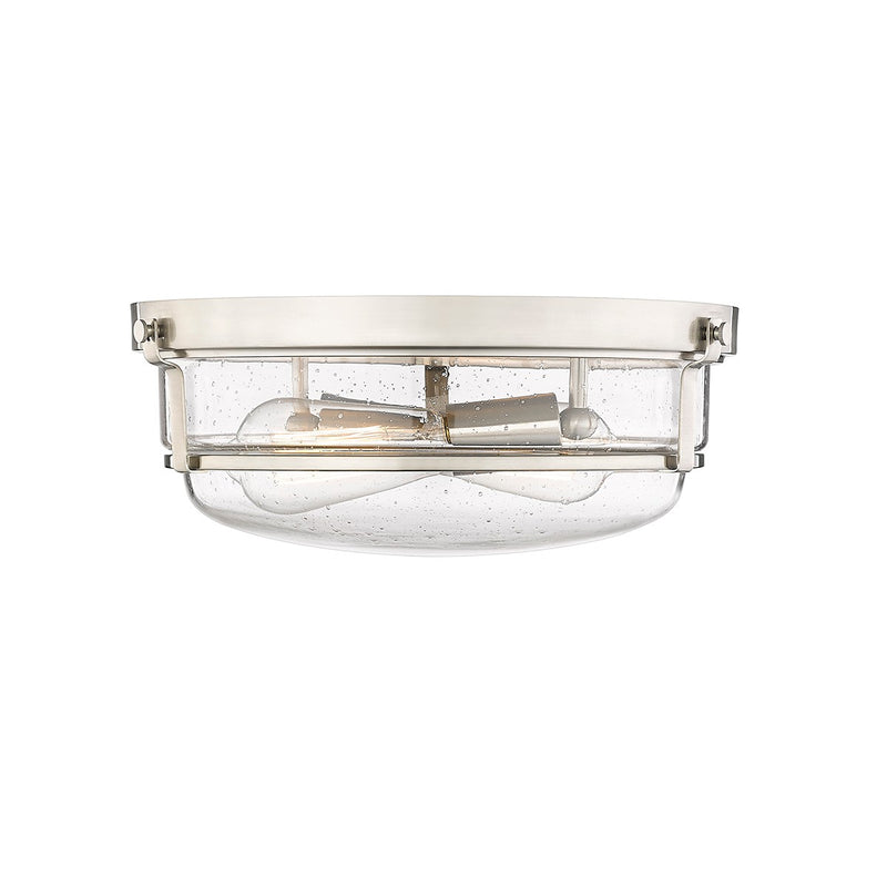 Millennium 4652-BN Two Light Flushmount, Brushed Nickel