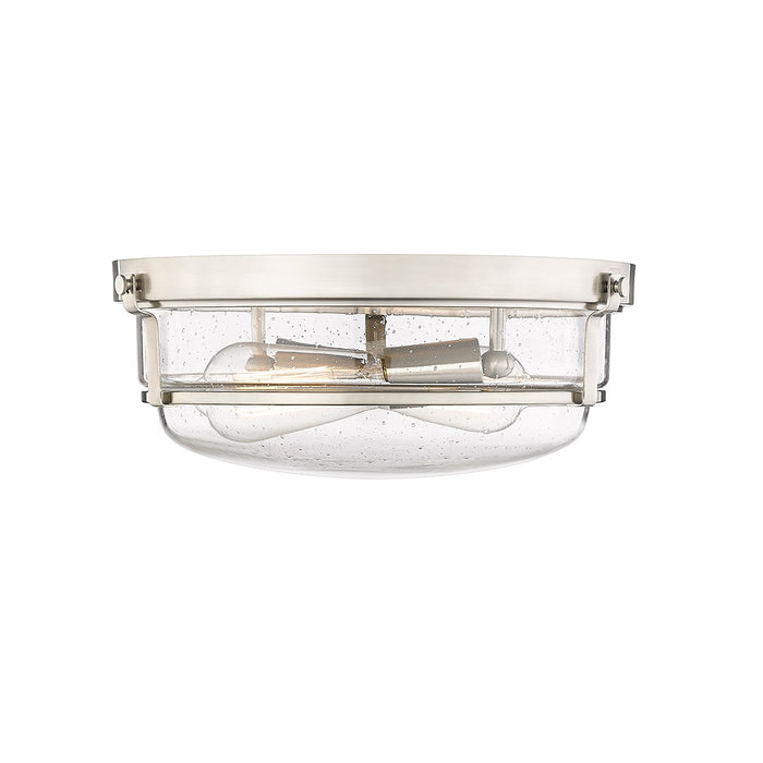 Millennium 4652-BN Two Light Flushmount, Brushed Nickel