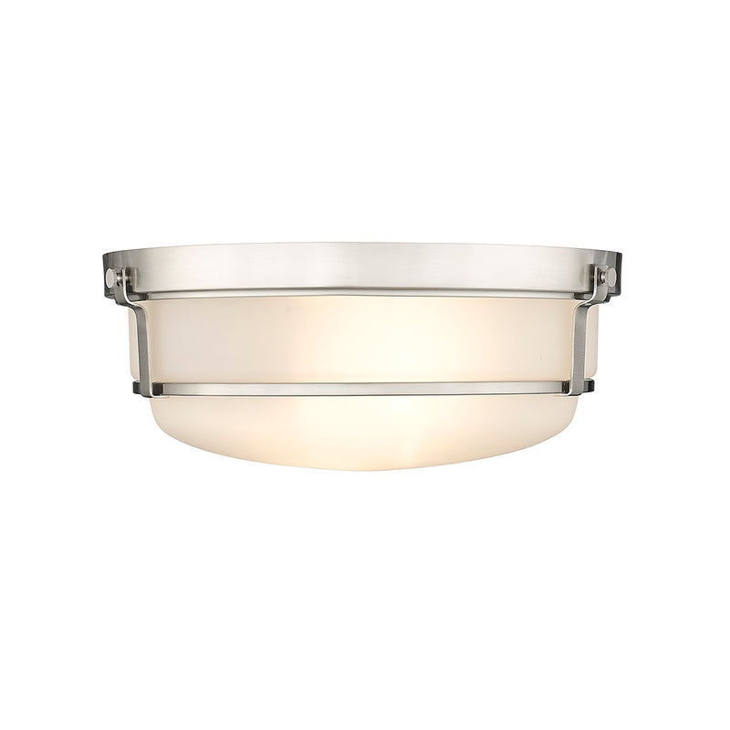 Millennium 4662-BN Two Light Flushmount, Brushed Nickel