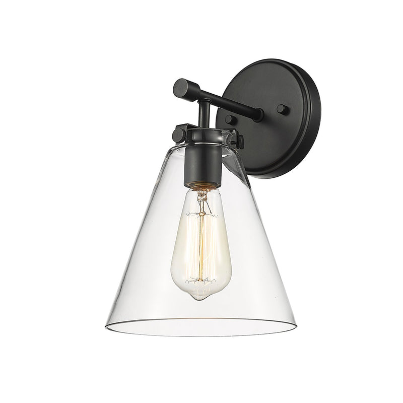 Millennium 8121-MB One Light Vanity, Matte Black