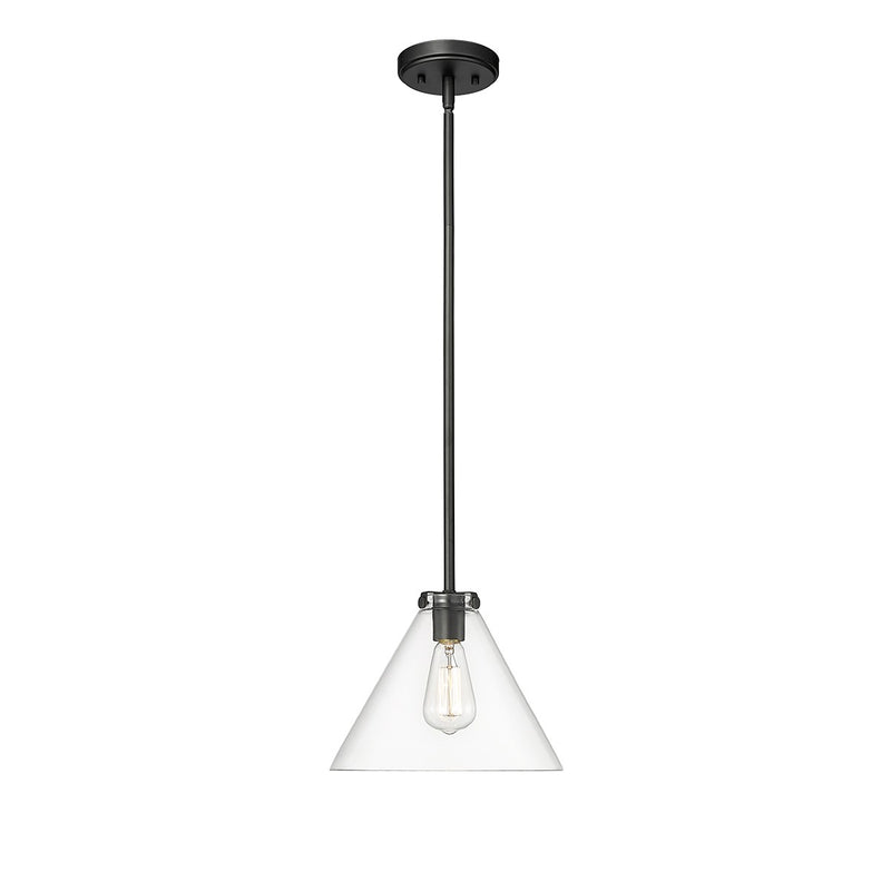 Millennium 8141-MB One Light Pendant, Matte Black