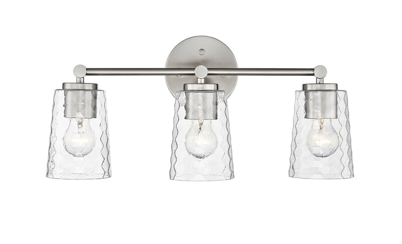Millennium 9233-BN Three Light Vanity, Brushed Nickel